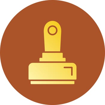 Stamp Creative Icon Design vector