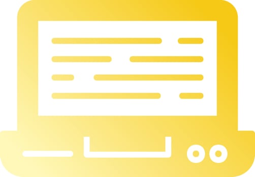 Laptop Creative Icon Design vector