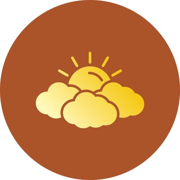 Clouds Creative Icon Design vector