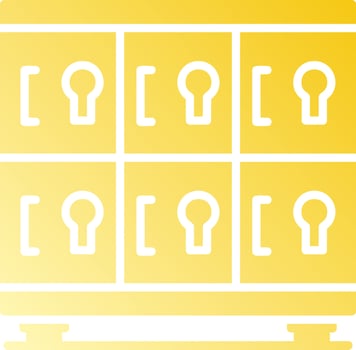Office Locker Creative Icon Design vector