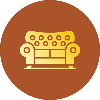Sofa Creative Icon Design vector