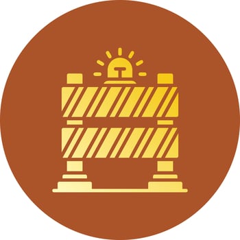 Barrier Creative Icon Design vector