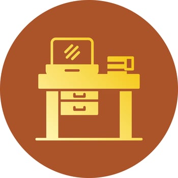 Desk Creative Icon Design vector