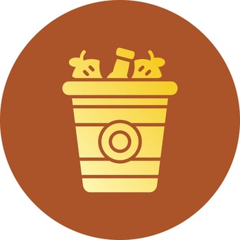 Waste Creative Icon Design vector
