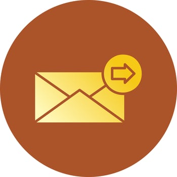 Forward Creative Icon Design vector