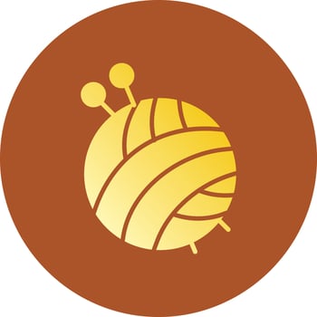 Yarn Creative Icon Design vector