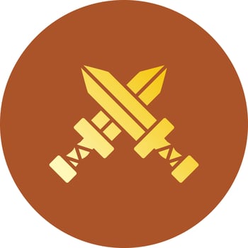 Swords Creative Icon Design vector