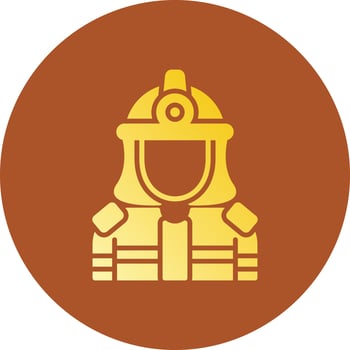 Firefighter Creative Icon Design vector