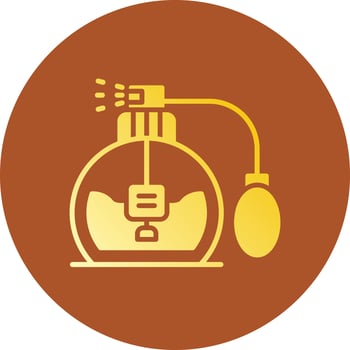 Perfume Creative Icon Design vector
