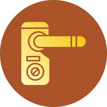 Door Hanger Creative Icon Design vector