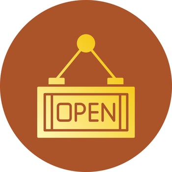 Open Creative Icon Design vector