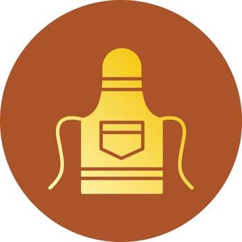 Apron Creative Icon Design vector