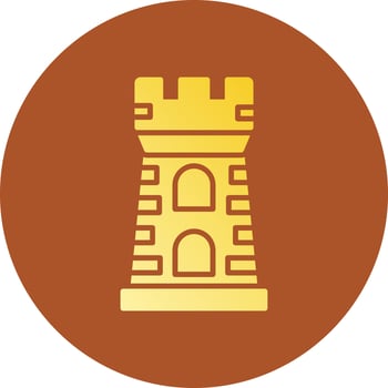 Tower Creative Icon Design vector