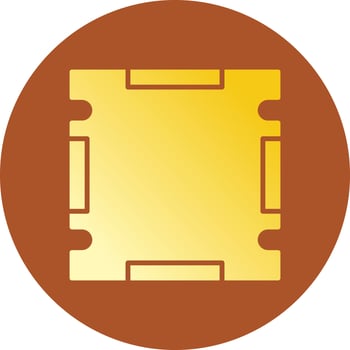 Processor Creative Icon Design vector