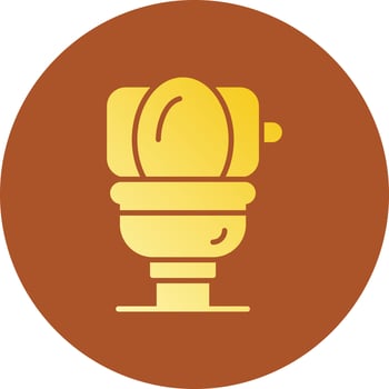 Toilet Creative Icon Design vector