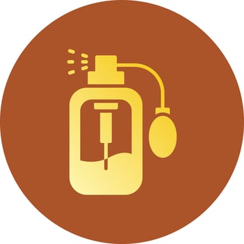 Perfume Creative Icon Design vector