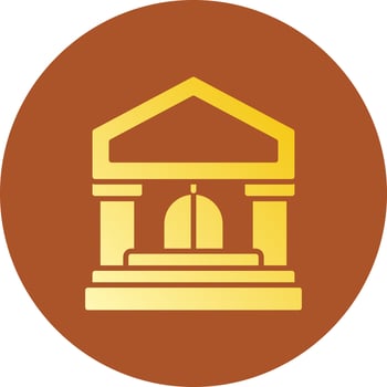 Museum Creative Icon Design vector