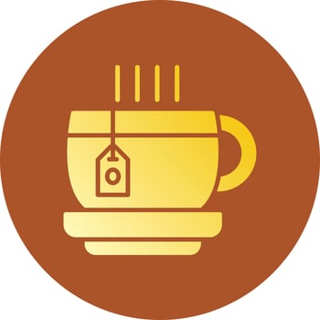 Tea Creative Icon Design vector