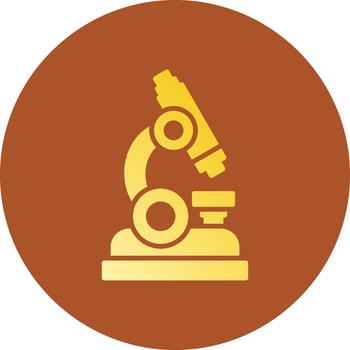 Microscope Creative Icon Design vector