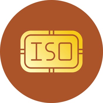 Iso Creative Icon Design vector