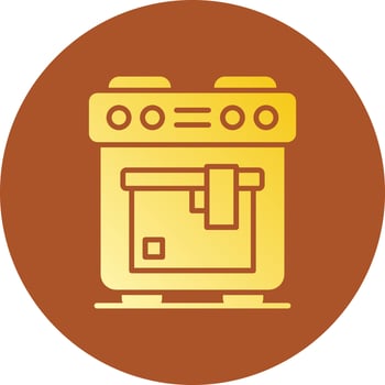 Oven Creative Icon Design vector