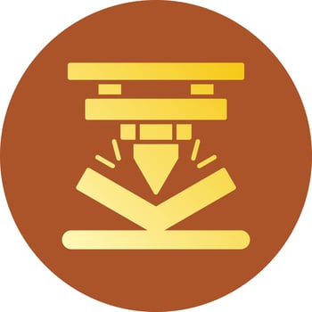 Bending Creative Icon Design vector