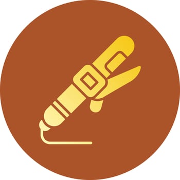 Curler Creative Icon Design vector