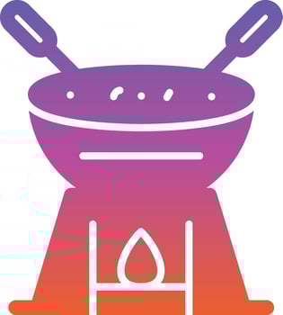 Fondue Vector Icon Design