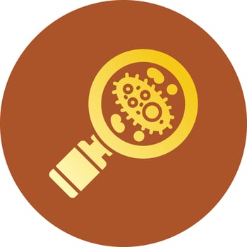 Bacteria Creative Icon Design vector