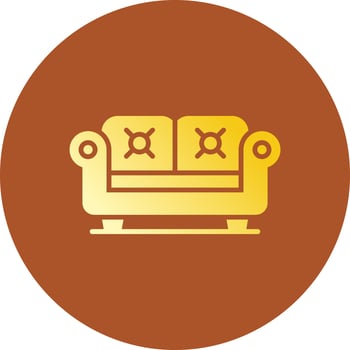 Couch Creative Icon Design vector