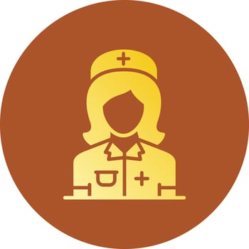 Nurse Creative Icon Design vector
