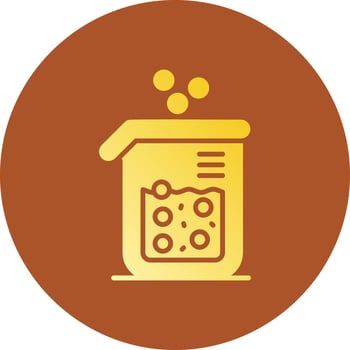 Beaker Creative Icon Design vector