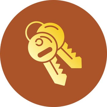 Keys Creative Icon Design vector