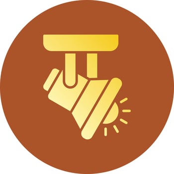 Spotlight Creative Icon Design vector