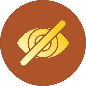 Close Eyes Creative Icon Design vector