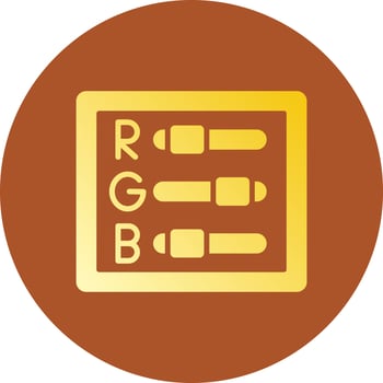 Rgb Creative Icon Design vector