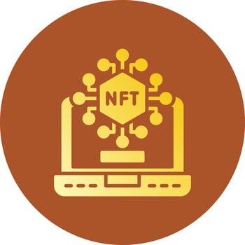 Nft Creative Icon Design vector