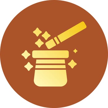 Magic Trick Creative Icon Design vector