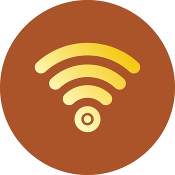 Wifi Creative Icon Design vector