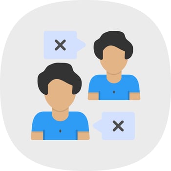 People Disagree Vector Icon Design