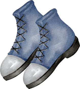 watercolor fashion shoes png
