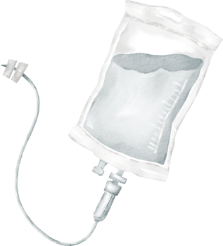watercolor saline bag png