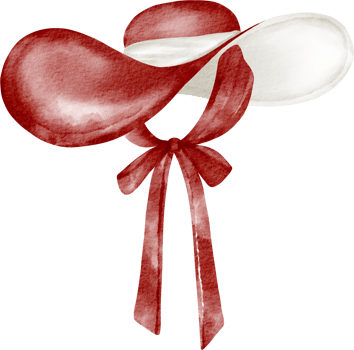 watercolor hat travel clip art png
