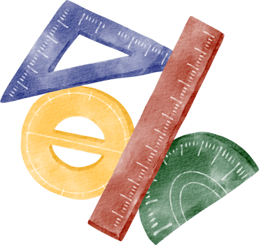 watercolor ruler school png