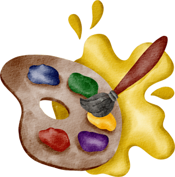 watercolor art supply png