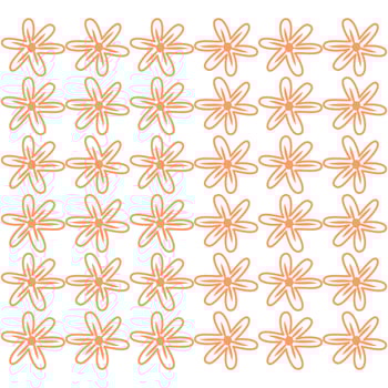 Abstract background vector design with pattern from flowers