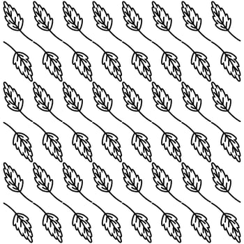 Background vector design with leaf pattern