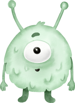 watercolor alien clip art png