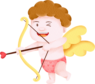 watercolor cupid clip art png