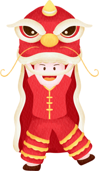 watercolor lunar new year png